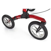 Comodità Tipo Stand Up Advance All Terrain Upright Rollator Walker with Seat and Pneumatic Tires, Folding Rolling Walker for Adults and Seniors, 4 Wheel, with Cup Holder and Cane Holder, Modena Yellow