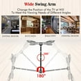 thumbnail image 3 of Mother's Day Sales - LEADZM 26-55" Adjustable Wall Mount Bracket Rotatable TV Stand TMX9003, 3 of 8