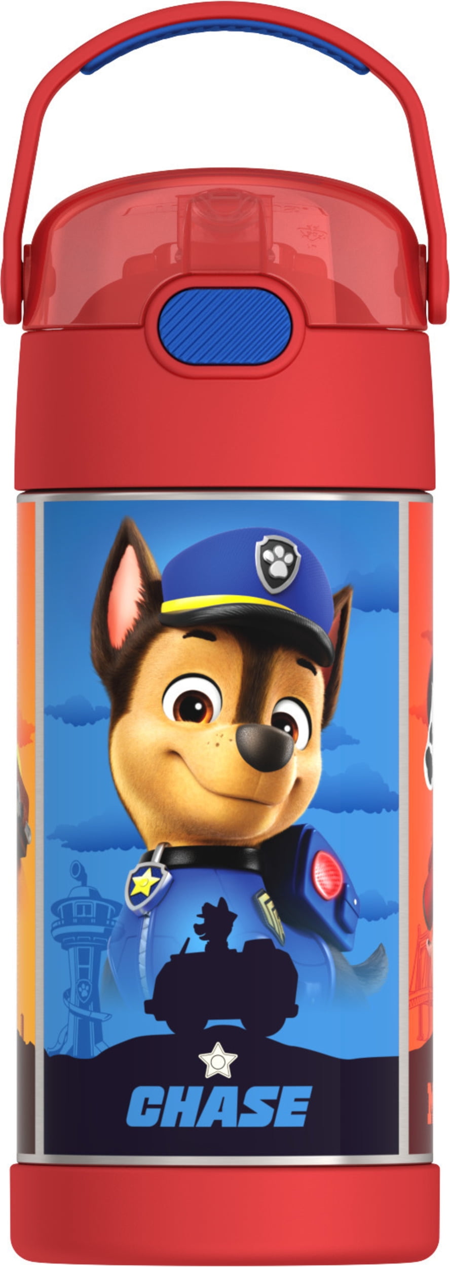 Thermos Kids Vacuum Insulated Funtainer Water Bottle with Flip Up Straw, 355ml, Paw Patrol, ,12 OZ Bottle