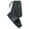 thumbnail image 5 of CONZONE Men'S Baggy Sweatpants Casual Wide Leg Fleece Sweat Pants for Men Solid Color Elastic Waist Drawstring Soft Cozy Athletic Joggers With Pockets, 5 of 5
