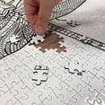 thumbnail image 4 of Ambesonne Dragonfly Jigsaw Puzzle Durable Cardboard, Detailed Insect, 1000 pcs, Charcoal Grey and White, 4 of 5