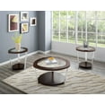 thumbnail image 2 of Steve Silver Duncan Contemporary 23" Round Wood End Table, Espresso, 2 of 4