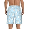 thumbnail image 3 of Naloa Rabbit And Bird Men's Beach Shorts, Surfing shorts, Swim trunks, Quick Dry Swim Trunks for Surfing Beach Fun - XX-Large, 3 of 9