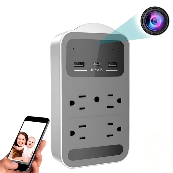 CAMDUCK 4K Wireless Outlet Camera Charger with Night Vision
