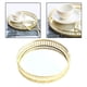 thumbnail image 5 of Bandeja decorativa, bandeja de espejo dorado para joyería, bandeja de almacenamiento para joyería, organizador, bandeja de maquillaje para tocador, 175cm BLESIY Bandeja base espejo dorado, 5 of 8