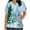 Light Blue, variant on Luxalzxs Scrubs for Women, Women's Happy New Year Christmas Tree Print Nursing Uniform Short Sleeve V-Neck Holiday T-Shirts Workwear Tops with Pockets