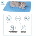 thumbnail image 5 of Deago 2Pack Pet Dog Cooling Mat for Kennels Crates Beds Soft Breathable Non Toxic Dog Mattress Pad for Small Medium Large Dogs, 5 of 11