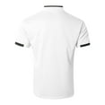 thumbnail image 5 of Camiseta informal de manga corta con patchwork para hombre, ideal para las vacaciones en la playa y el estilo urbano., 5 of 5