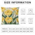 thumbnail image 5 of FUMJ Pillow Covers Spring Flowers Tulip Market Pillows Decorative Throw Pillows Farmhouse Decor for Couch Sofa, 5 of 5