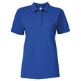 thumbnail image 1 of Gildan Softstyle Womens Short Sleeve Double Pique Polo Shirt, 1 of 3
