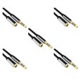 thumbnail image 1 of Tholdsy Cable de extensión para auriculares, aleación de aluminio, Audio, altavoz de 3,5mm, a , 3 metros Type5 NO5, 1 of 6