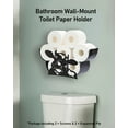 thumbnail image 3 of Butterfly Toilet Paper Holder Stand, Funny Toilet Paper Storage for 8 Rolls, Metal Freestanding Bathroom Decor Tissue Holder Baskets, 3 of 5