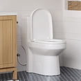 thumbnail image 5 of HOROW 12" Rough-In Small Compact One Piece Toilet, Dual Flush Modern Bathroom Toilet with Soft Closing Seat, 5 of 11