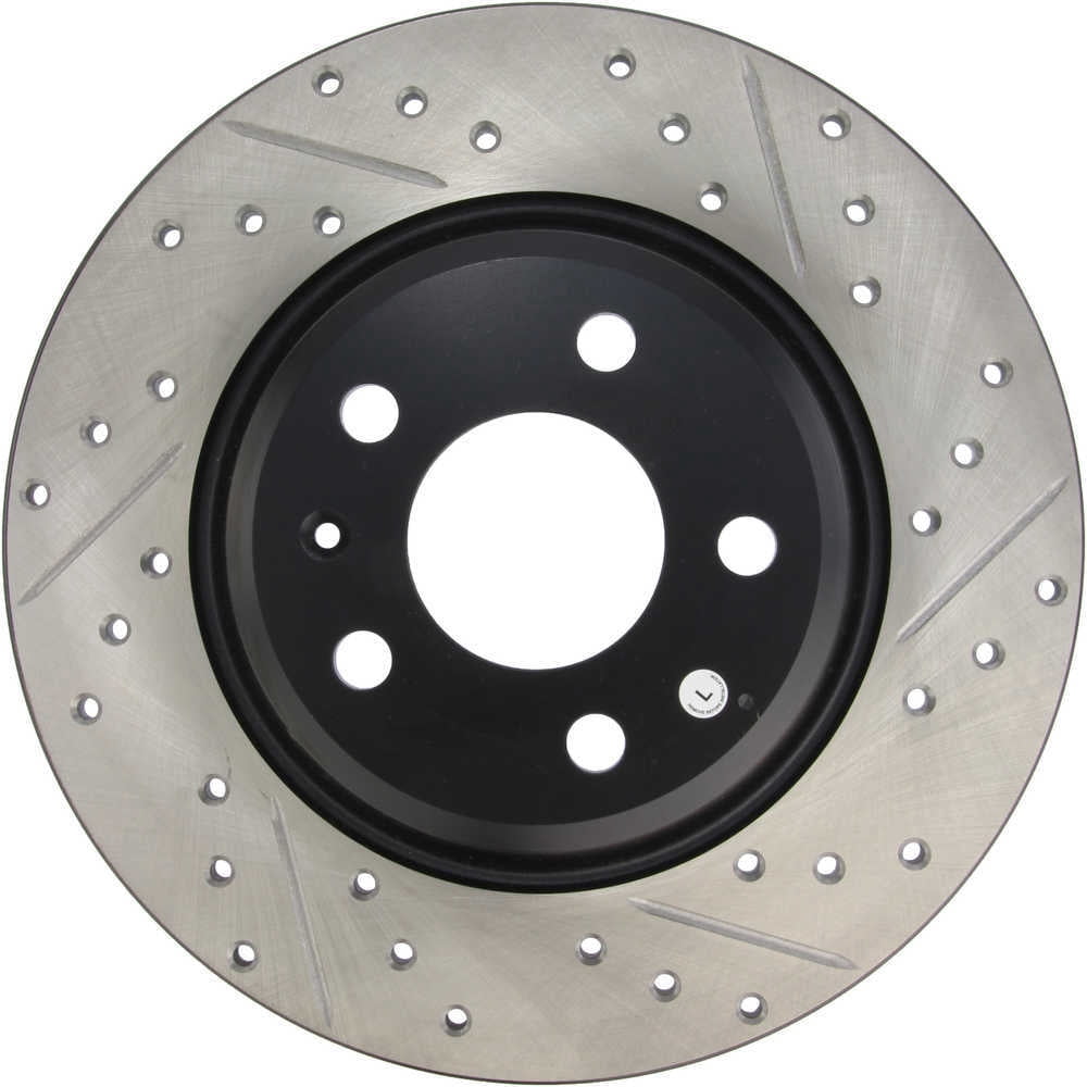 StopTech Power Slot 09-10 Audi A4/A4 Quattro / 08-10 A5 / 10 S4 Rear Left Drilled & Slotted Rotor Fits select: 2009-2017 AUDI Q5, 2019 AUDI A6