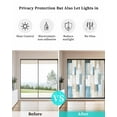 thumbnail image 4 of Window Privacy Film Abstract Blue Brown Stained Glass Window Film Decorative Sun Block Window Cover Oil Painting Simple Color Blocks Window Clings Static Adhesive Sticker for Bathroom 23.6"x59", 4 of 7