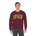 thumbnail image 6 of Spain Sweatshirt Gifts Crew Neck Shirt Long Sleeve Unisex, 6 of 7