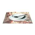 thumbnail image 3 of Ryvnso Placemats Set of 4 Cardinal on Berry Tree Dining Mats Heat-Resistant Non-Slip Washable Table Mat, 3 of 8