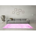 thumbnail image 3 of Ahgly Company Indoor Square Abstract Pink Modern Area Rugs, 8' Square, 3 of 4