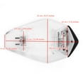thumbnail image 3 of Motorcycle Rear Seat Fairing Cover Cowl Fit for Kawasaki ZX6R 2019-2024 Carbon, 3 of 10