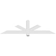 thumbnail image 4 of 72"W x 18"H x 4"D x 4"F, 6/12 Pitch, Kennewick Architectural Grade PVC Gable Bracket, 4 of 8