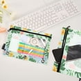 thumbnail image 4 of 2 Pack Pencil Pouch for 3 Ring Binder Smooth Zipper Folders with Pockets Clear Window Pencil Case Cute Elephant Head and Plant, 4 of 6