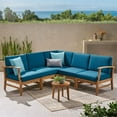 thumbnail image 2 of Noble House Perla Ensemble de Conversation Extérieur 5 Pcs Bleu, 2 of 25