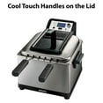 KRUPS Stainless Steel Professional Deep Fryer with 3 Frying Baskets, 1