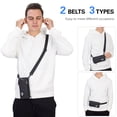 thumbnail image 3 of Generic Men's Versatile Tri-Function Phone Pouch - Running Waist Pack & Crossbody Bag in Black or Blue, 3 of 6