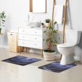 thumbnail image 6 of Yayeee Bath Rug for Bathroom Floor Non Slip Contour Fluffy Soft Absorbent Mat, 20"x24", Moonlight Mountain, 6 of 7