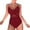 Wine, variant on MSJUHEG Tummy Control Swimsuits for Women,Monokini,Full Coverage Slimming Swimwear,Strapless Bathing Suits,Push Up Swimsuits for Women,Ruched Push Up Bathing Suit,Womens Tankini Bathing Suits Black L