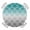 Teal Green, variant on Fall Orange Green Maple Leaf Round Tablecloth for 55-60 Inch Tables,Fitted Table Cover with Elastic Edge,Watercolor Botanical Retro Waterproof Outdoor Table Cloth Protector for Patio Garden Dinner