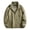 Khaki, variant on Mens Stand Collar Jackets Lightweight Windbreaker Full Zip Breathable Bomber Jackets Outdoor Streetwear Golf Work Commute Coat