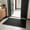 Black-BK, variant on Entry Mat for Front Door, Door Mat for Outside, Wear-Proof Polypropylene Antiskid Rubber Sand-Trapping Dirt-Removing Entryway Rug, 45x75cm Embossed Small Checkered Floor Mat