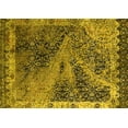 thumbnail image 1 of Ahgly Company Indoor Rectangle Oriental Yellow Industrial Area Rugs, 2' x 3', 1 of 4