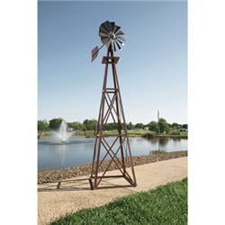 Outdoor Water Solutions 339888 Ornamental Backyard Windmill Bronze, 8 ft. 3 inch Model No.... by Outdoor Water Solutions