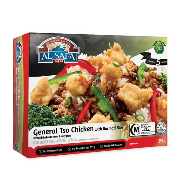 Al Safa Halal General Tso Chicken with Basmati Rice Walmart.ca
