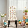 thumbnail image 4 of sruoe Easter Dining Chair Covers, Chair Slipcovers Seat Protector, Removable Washable Seat Cover, Stretch Soft Dining Chair Slipcover for Living Room, Kitchen, 4 of 5