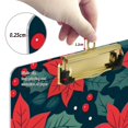 thumbnail image 6 of FORMRS Acrylic Clipboard with Low Profile Clip Standard A4 Letter Size, 12.5" x 9", Red Christmas Leaves, 6 of 8