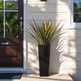thumbnail image 6 of Homall 2-Pack 24" Tall Outdoor Plastic Planters with Inside Pots, Rattan - Patterned for Patio Decor, 6 of 7