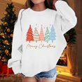 thumbnail image 2 of RMGVDSD Girls Casual Pullover Sweatshirt Graphic Print Long Sleeve Crewneck Sweatshirts Loose Fit Soft Tops for Holiday Festive Outfit Comfy Sweatshirt 4-5 Years, 2 of 4