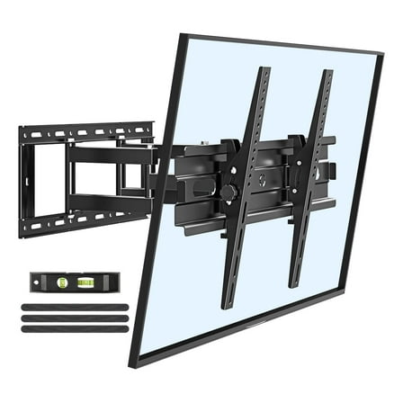 HOMOUNT Full Motion TV Wall Mount for Most 32-80 inch TVs, Wall Mount Bracket with Articulating Swivel and Tilt, Max VESA 600x400mm, Holds up to 132lb