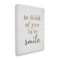 thumbnail image 3 of Stupell Industries Romantic Smile Quote Pretty Glam Detail Typography Canvas Wall Art, 16 x 20, Design by Lil' Rue, 3 of 5