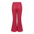 thumbnail image 5 of Outfmvch Lined Leggings for Women Thermal Flare Leggings Bellbottom Leggings for Women Fall Pants Fall Leggings with Pockets Seamless Leggings Cargo Pants Baggy Red Xl, 5 of 9