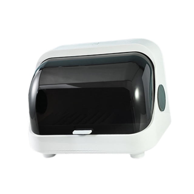 Escurridor de platos,Escurridor de platos con tapa,Soporte para palillos y platos de gran capacidad,Bandeja escurridora para platos,tazas y cubiertos,Estante de almacenamiento con escurridor