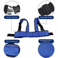 thumbnail image 3 of Cinturón de seguridad para silla de ruedas - Malla transpirable - Elasticidad ajustable - Azul - Circunferencia de cintura 100cm - Anticaída - Accesorios para sillas de ruedas, 3 of 5