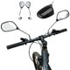 thumbnail image 2 of Espejos para bicicleta, equipo de ciclismo al aire libre, advertencia de seguridad, reflectores planos, bicicleta eléctrica, espejo de marcha atrás para bicicleta de montaña, 2 of 5