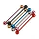 thumbnail image 1 of Piercings de Barras Recta de material acero Inoxidable Antialérgenico, Piercings de Cuerpo, Color Mezclado Yinane pernos de la barra con barra, 1 of 6