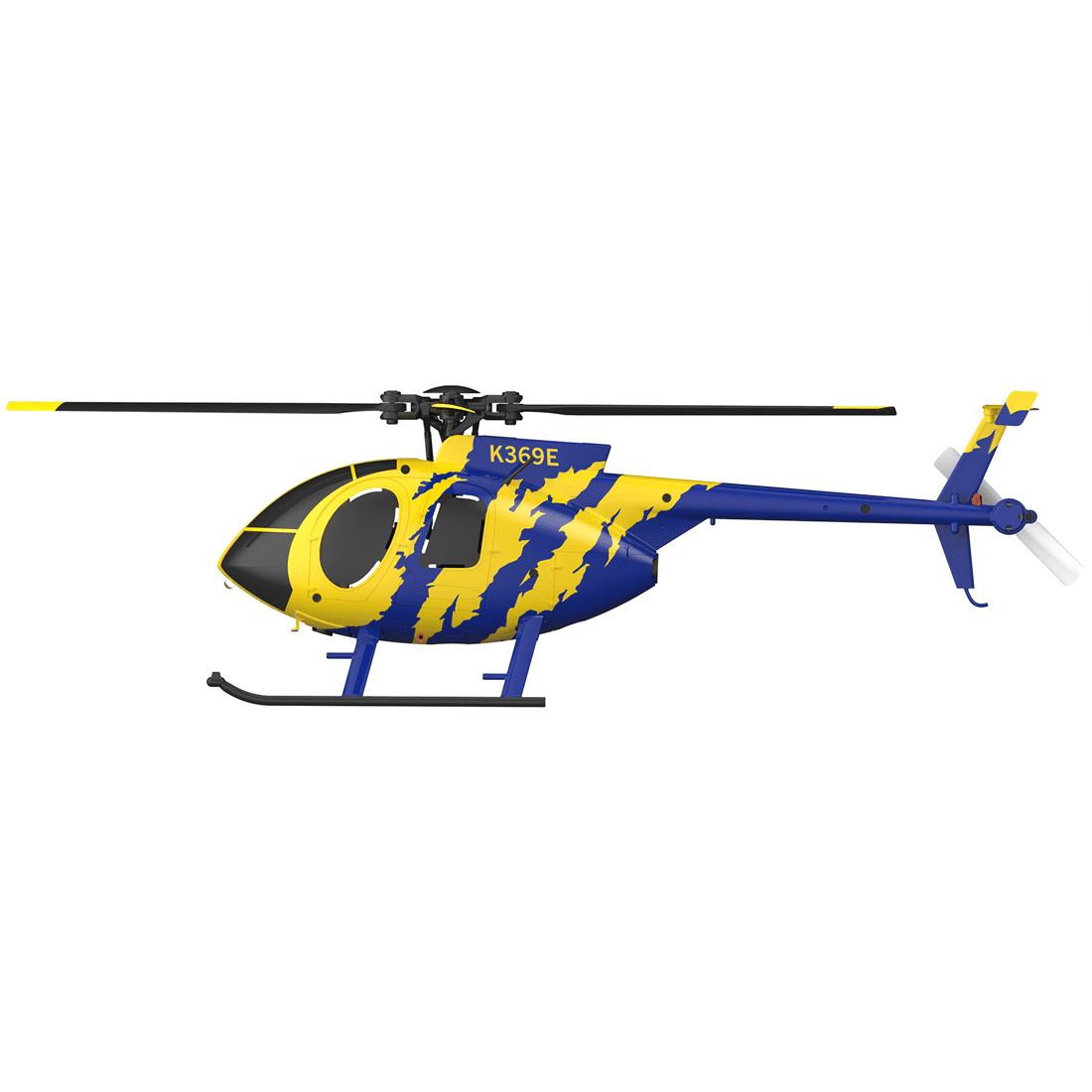 C184 RC Helicopter 2.4G 4CH No Tail Rotor with 6-Axis Gyroscope, Altitude Hold & Optical Flow for Adults