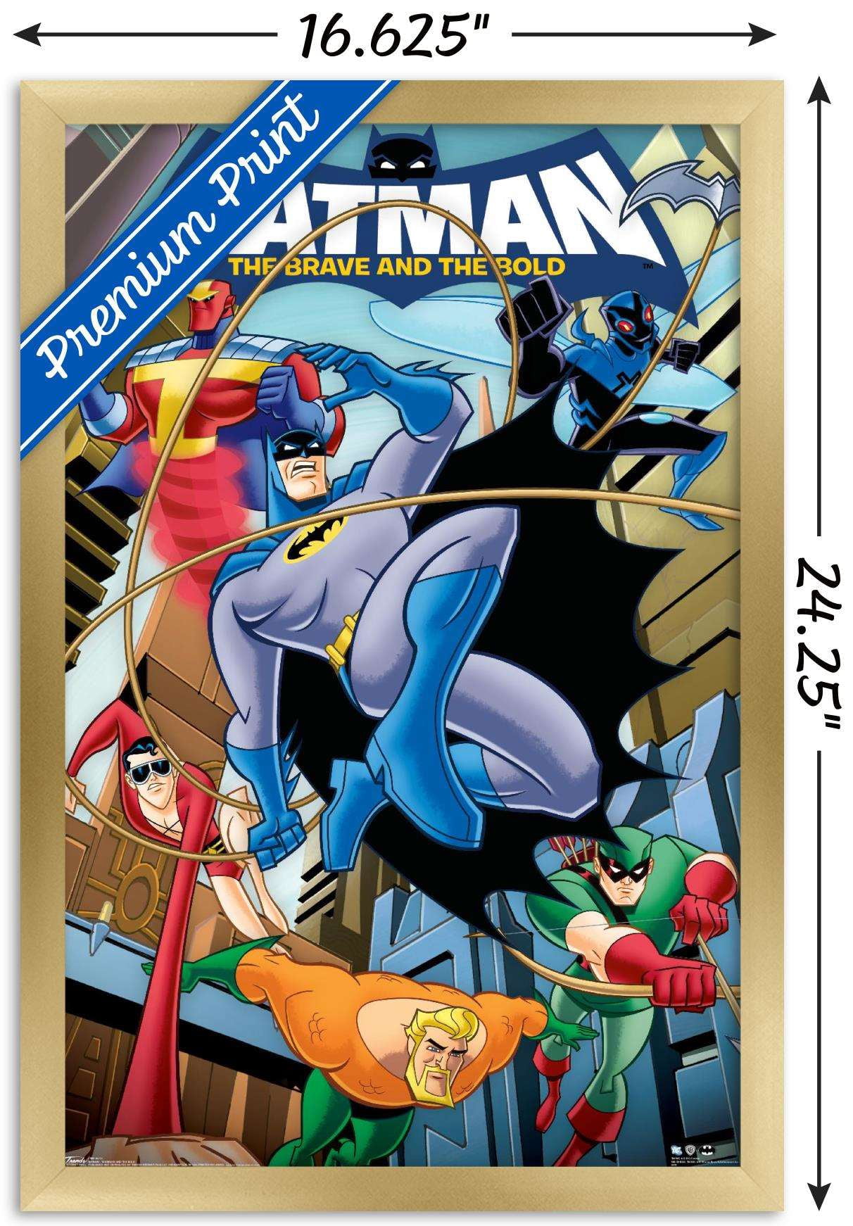 DC Comics - Batman - The Brave and The Bold Wall Poster, 14.725" x 22.375", Framed