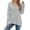 Gray, variant on Vedolay Women's Sweaters Women's Neck 2023 Fall Oversized Sweater Casual Ribbed Knit Pullover Top,Purple M